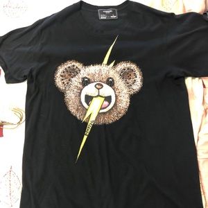 Dom rebel bear Swarovski stud tee